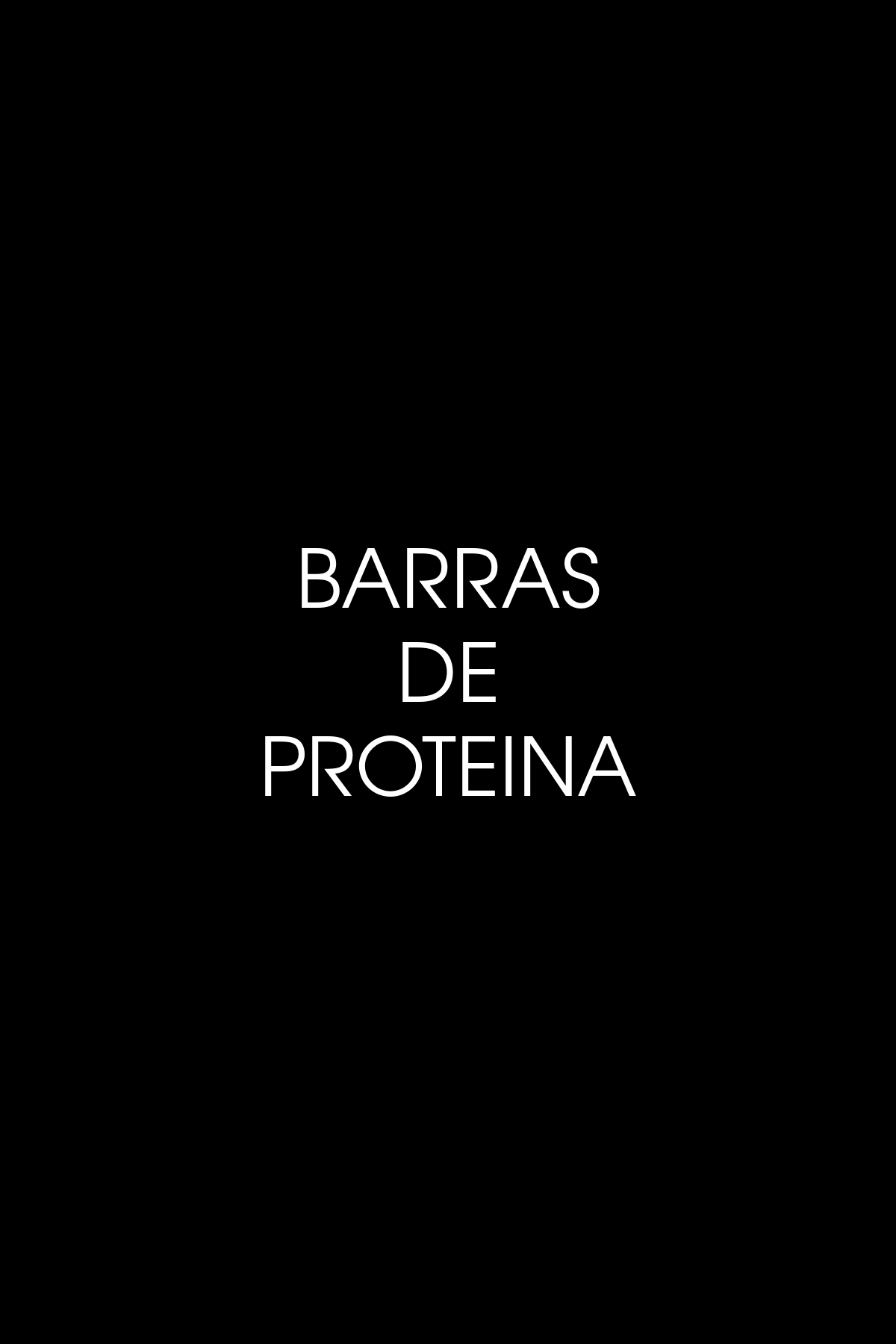 Barras de Proteína