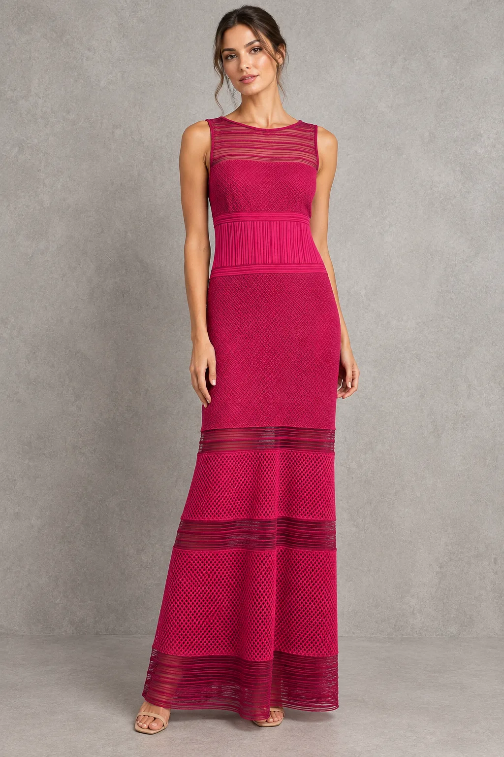Vestido Tadashi Shoji – Fucsia | Talla 8