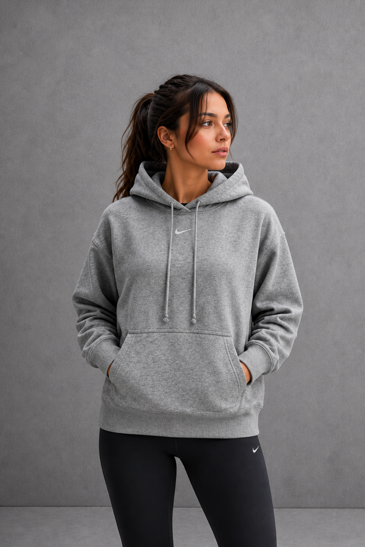 Hoodie Nike - Gris | Talla S