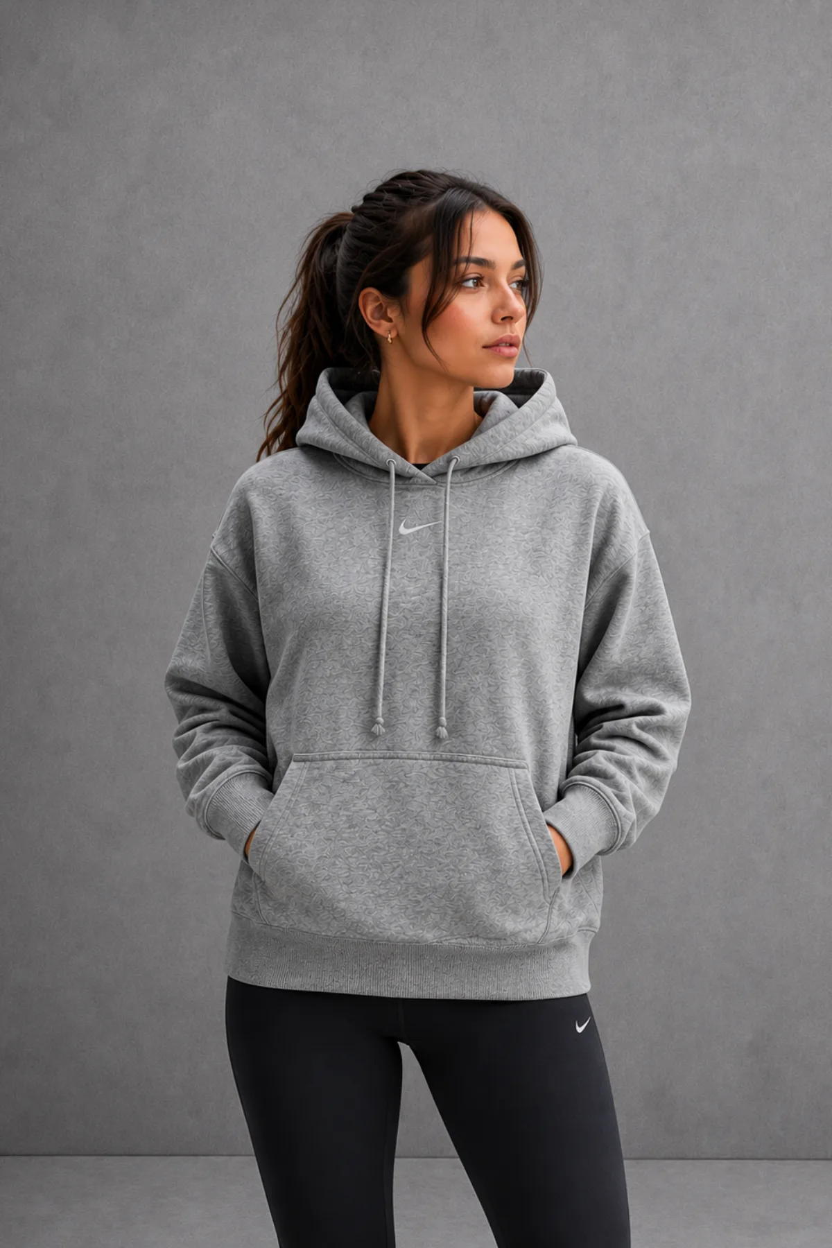 Hoodie Nike - Gris | Talla S