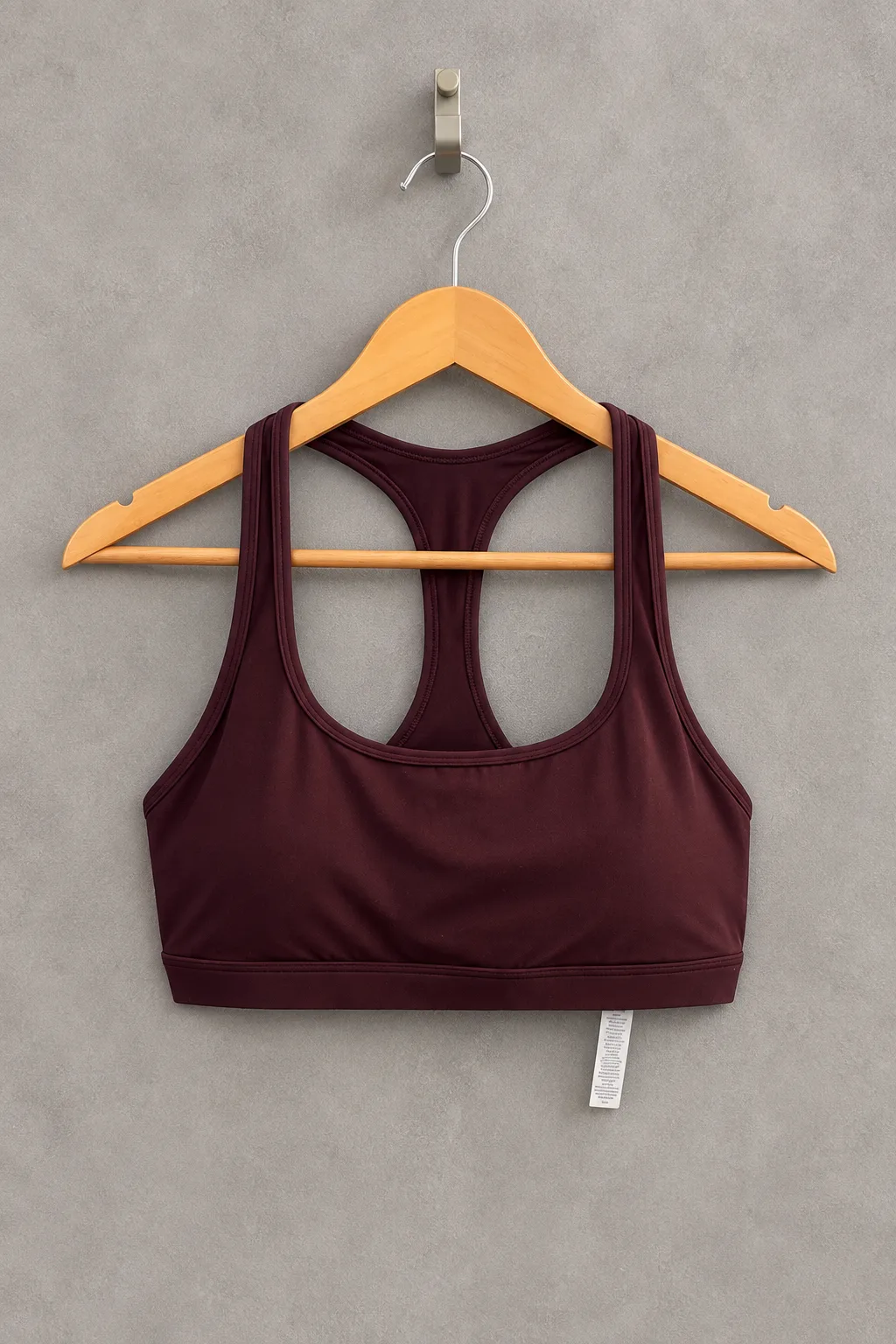 Crzyoga Racerback Keyhole Sports Bra - Ripe Plum | talla L