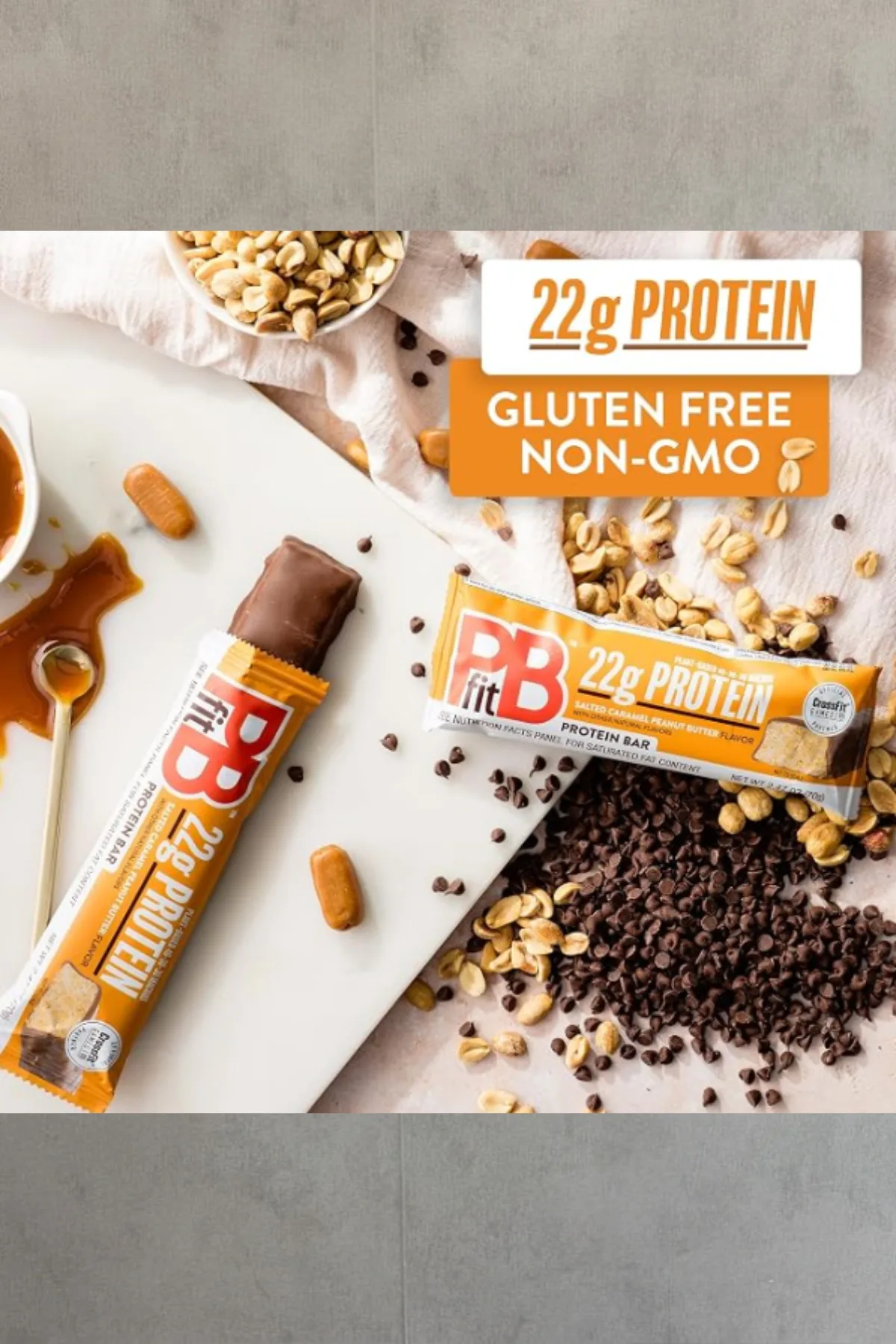 PBfit Barras de proteinas | Salted Caramel Peanut Butter