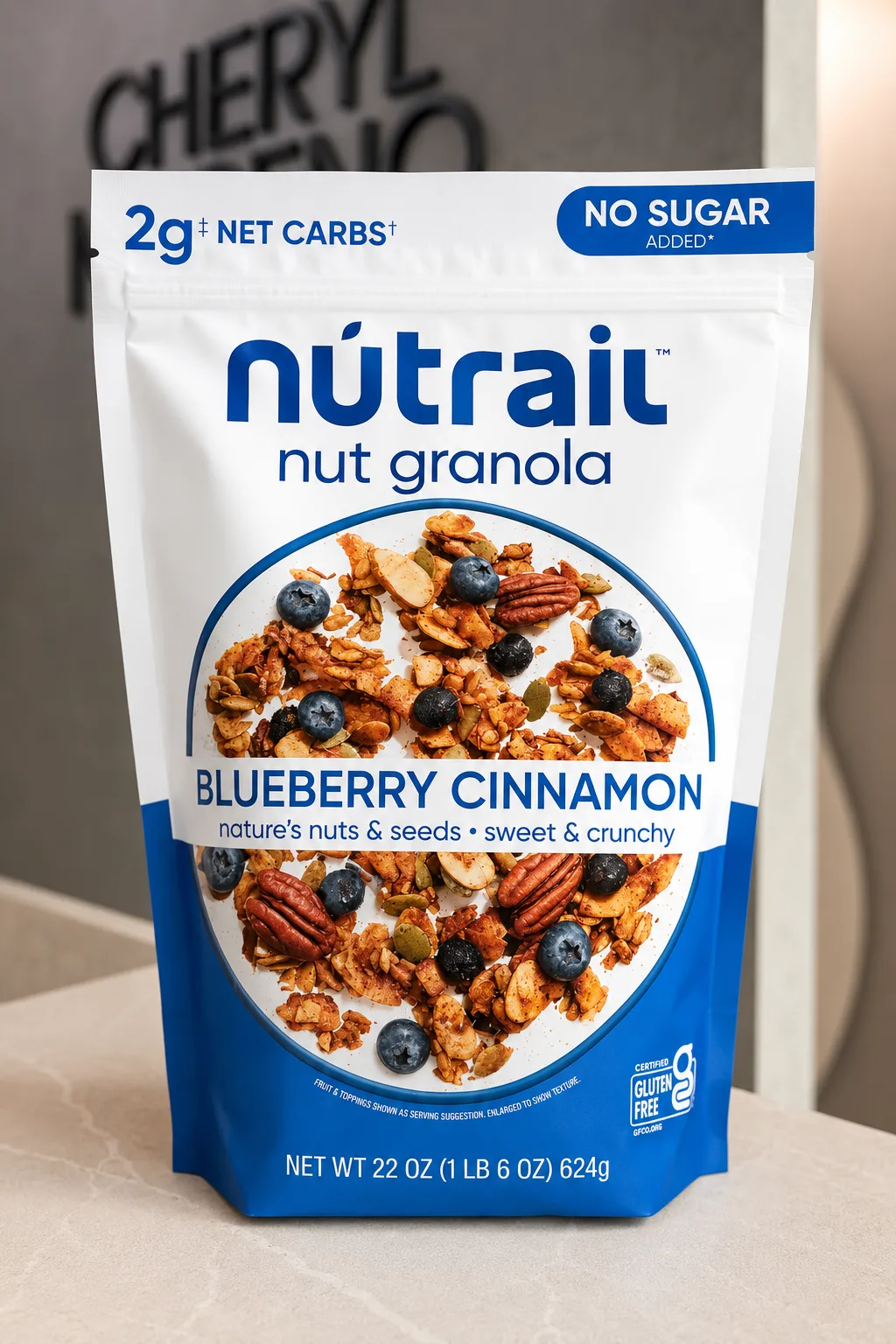 Granola NUTRAIL Blueberry cinnamon- 1lb