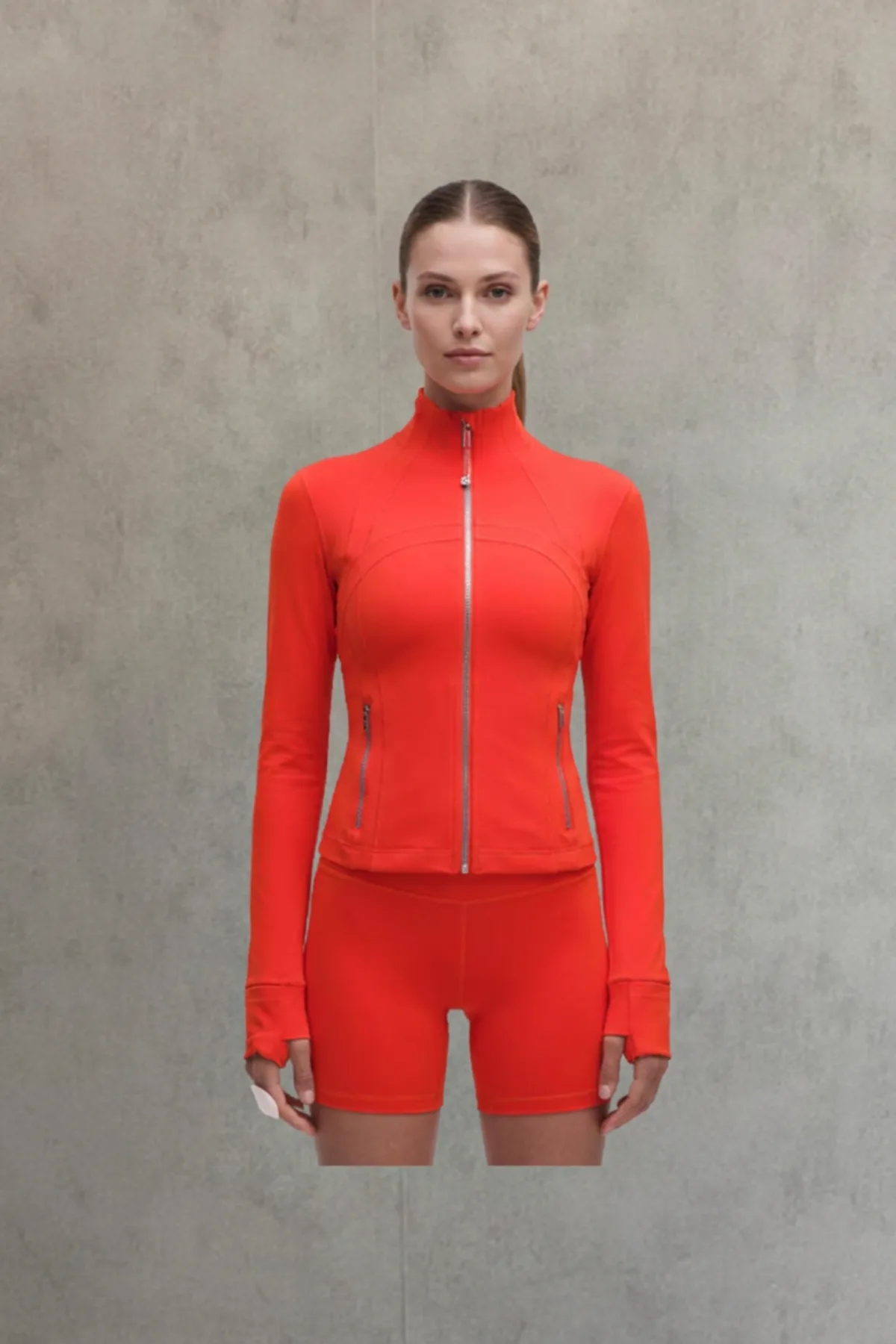 Lululemon Define Cropped Jacket - Cherry | Talla 6