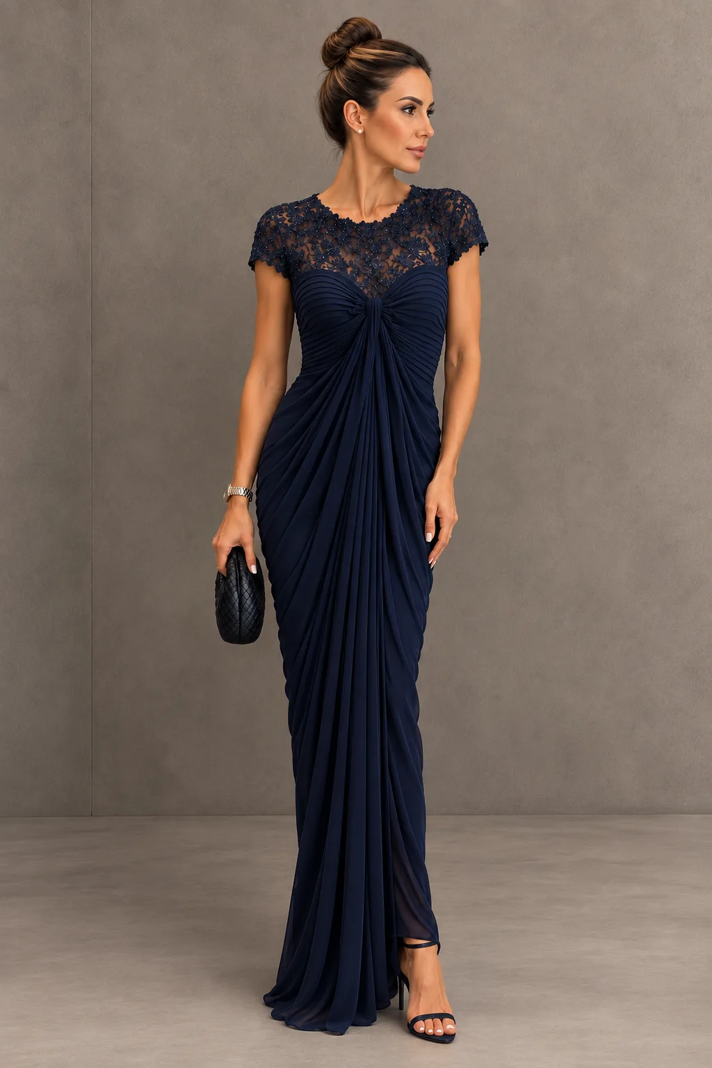Vestido Tadashi - Azul | Talla 10